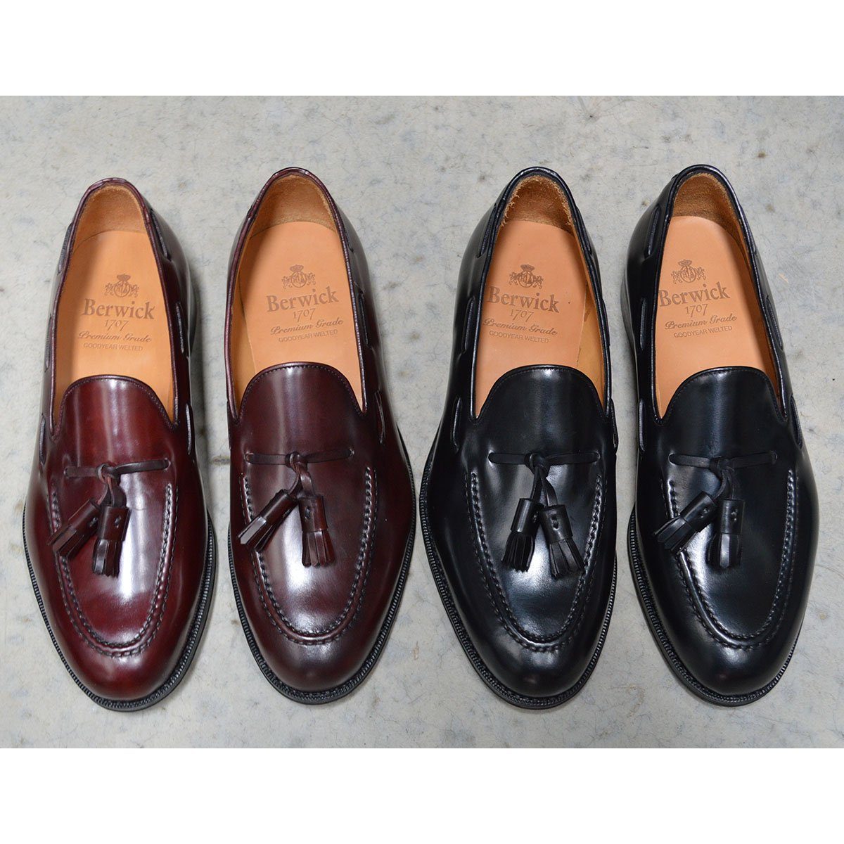 Berwick 1707 Premium Grade Cordovan Tasselled loafer 8491 A Fine Pair of Shoes