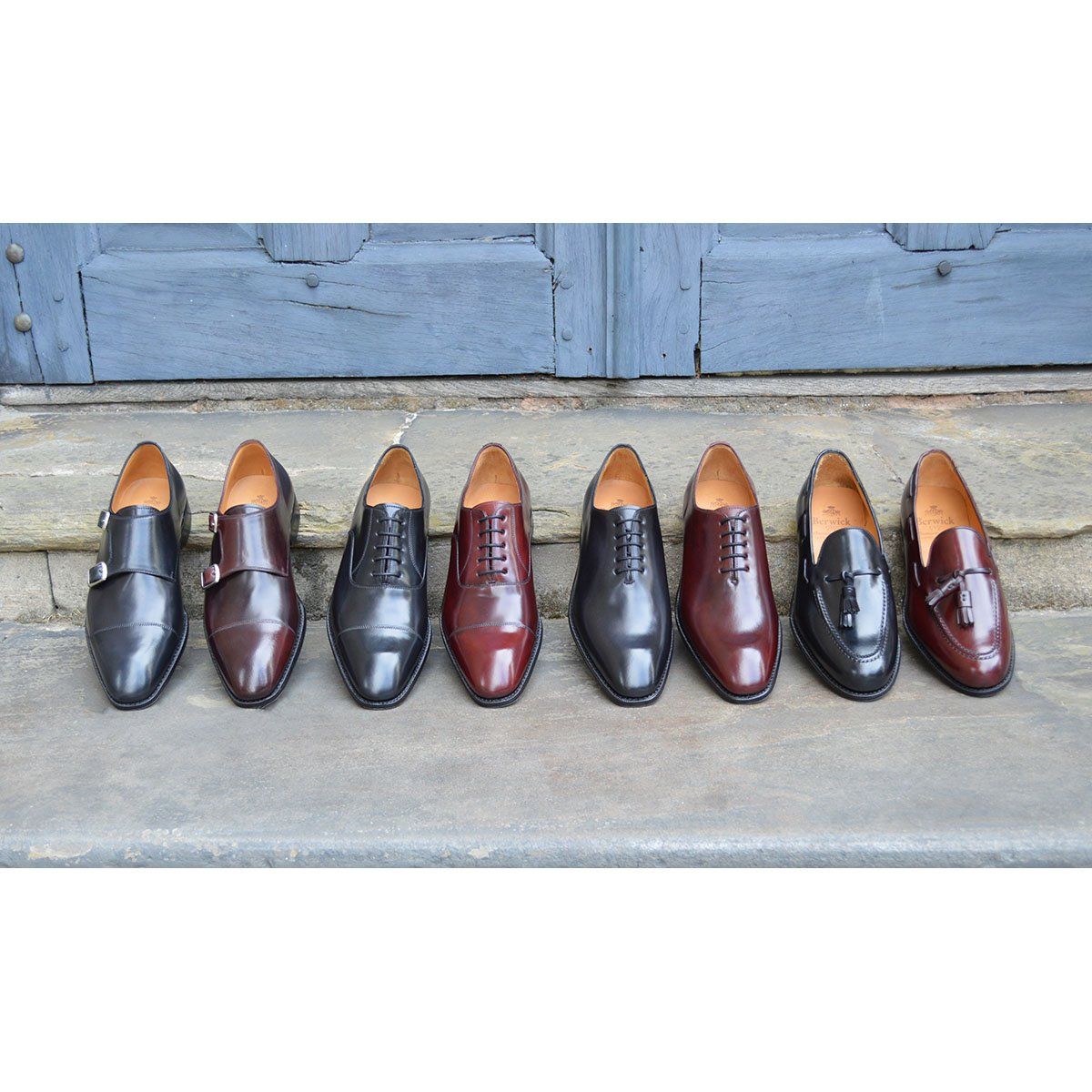 Fashion cordovan loafers mens shoes