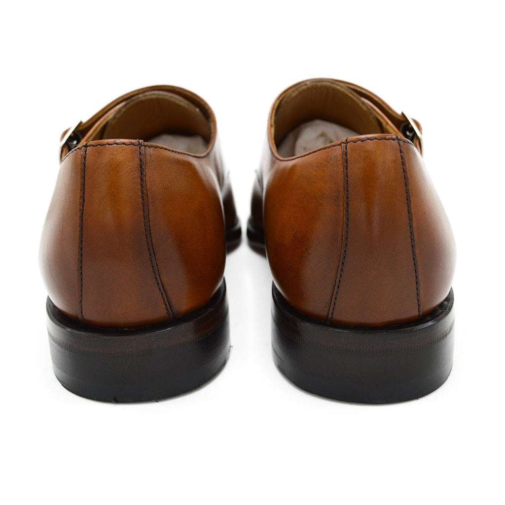 Berwick 1707 Double Monk (5212)- Tan – A Fine Pair of Shoes